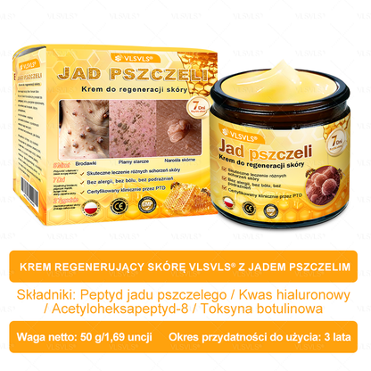 🌟 Wyprodukowano i wysyłane z Polski 🇵🇱 VLSVLS® Regenerujący Krem z Jadem Pszczelim🔥 OSTATNI DZIEŃ: 80% ZNIŻKI