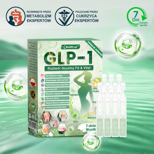 ✅Oficjalny sklep Polska | BuildLeaf® GLP-1 8-w-1 Fit & Vital Rozwiązanie (Jednorazowe dziennie, widoczne zmiany w ciągu 7 dni) ✅ Otyłość, zdrowie sercowo-naczyniowe, cukrzyca, bezdech senny, zdrowie jelit, problemy ze stawami i inne.