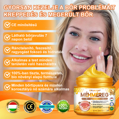 👍PUROSA® Magyarországon készült és innen szállítjuk ✨ PUROSA® Méhméreg Bőrregeneráló Krém 🔥 UTOLSÓ NAP – 80% KEDVEZMÉNY