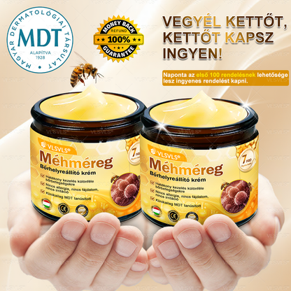 💥Magyarországon készült és innen szállítjuk ✨ VLSVLS® Méhméreg Bőrhelyreállító Krém 🔥 UTOLSÓ NAP – 80% KEDVEZMÉNY