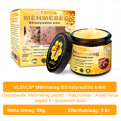 💥Magyarországon készült és innen szállítjuk ✨ VLSVLS® Méhméreg Bőrhelyreállító Krém 🔥 UTOLSÓ NAP – 80% KEDVEZMÉNY