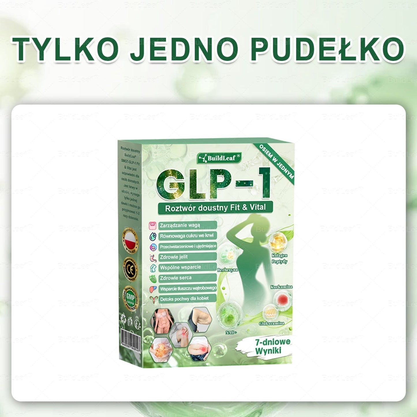 🔥Oficjalny sklep Polska | BuildLeaf® GLP-1 8-w-1 Fit & Vital Rozwiązanie (Jednorazowe dziennie, widoczne zmiany w ciągu 7 dni) ✅ Otyłość, zdrowie sercowo-naczyniowe, cukrzyca, bezdech senny, zdrowie jelit, problemy ze stawami i inne.